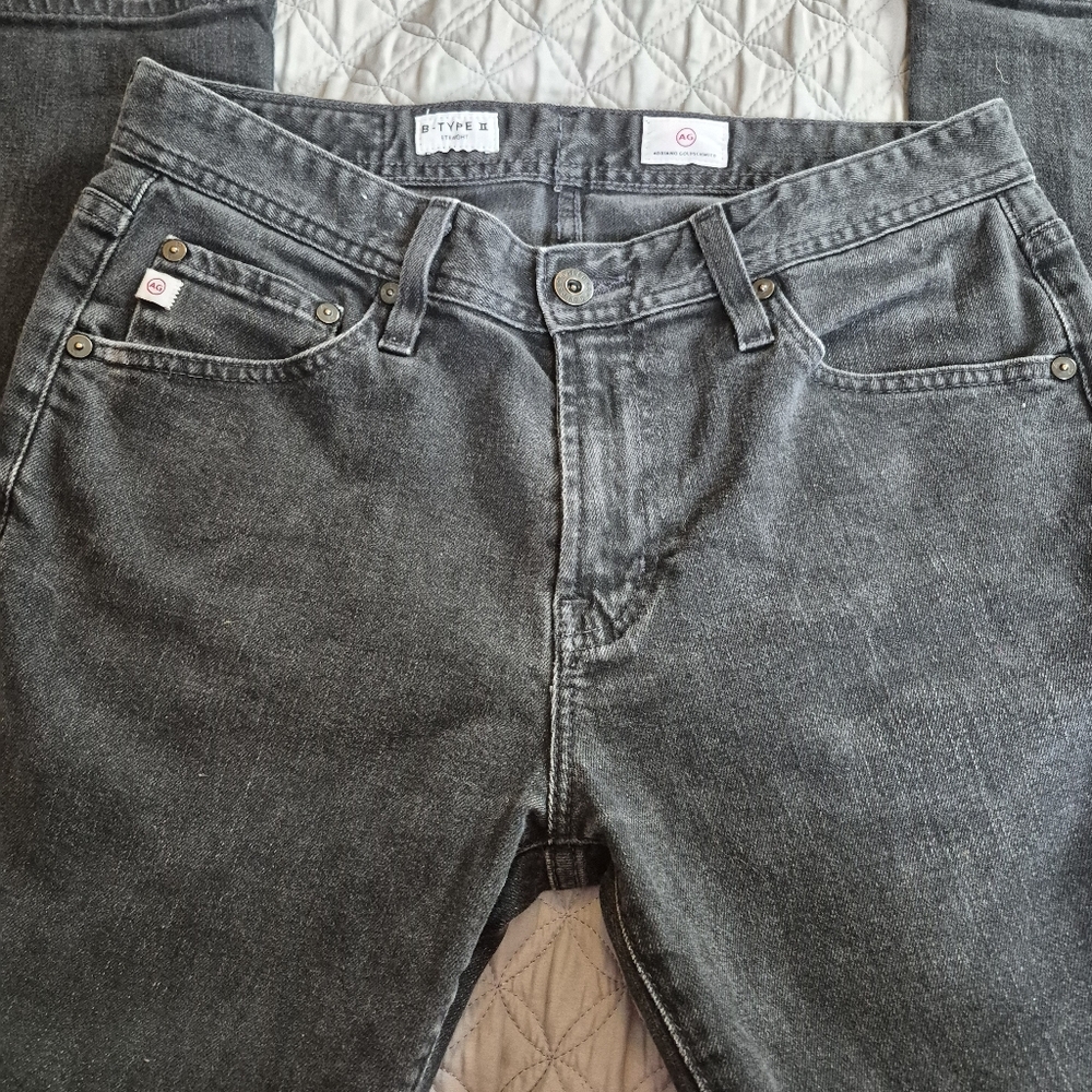 Adriano Goldschmied B-Type II Straight Mid-Rise Men's Jeans, 30x33